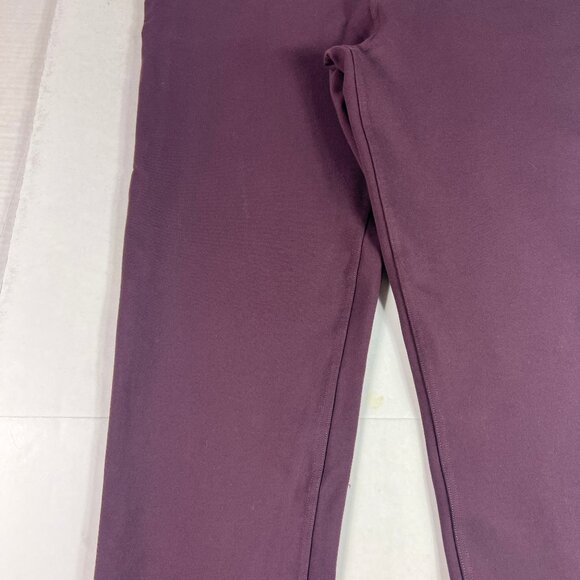 Spanx Pants Women's 36x28* Ponte Slim Straight High Rise Purple Stretch Tag XXL - Picture 4 of 16